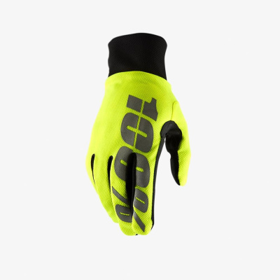 100% Hydromatic Waterproof Glove (Neon Yellow, M, 2021 (10011-004-11))