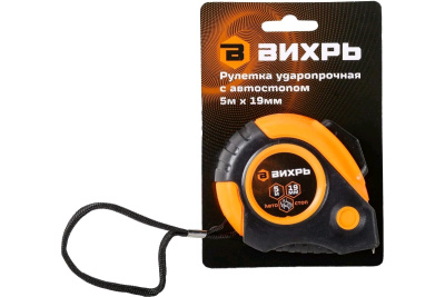 Рулетка 5мх19мм автостоп Вихрь 73/11/1/5