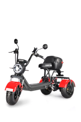White Siberia Trike Mini Red 1500W