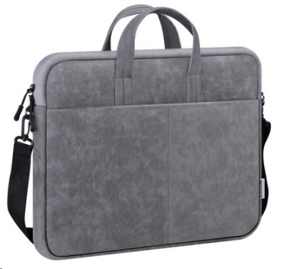 Defender Solid 15.6" кожа, серый