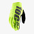100% Brisker Youth Glove (Fluo Yellow, L, 2021 (10016-004-06))подростковые мотоперчатки