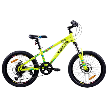 KRAKKEN Skully (20" рост. 10")  жёлтый Велосипед/ЧЗ/