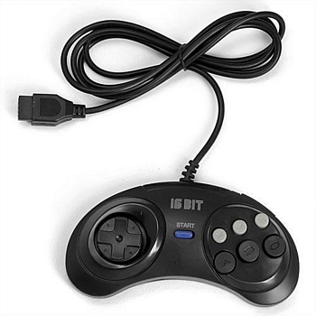 SEGA 16bit Controller Hamy Black