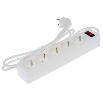 Defender ES 1.8 м, белый, 5 розеток