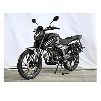 Мопед KUMO-II ("КЬЮМО-2") 49cc (127cc) 18"/18" (арт.54114) Черно-Серый