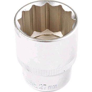 Головка торцевая Квалитет 12-гранная 1/2" 27 мм ГТ12-27-12