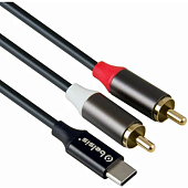 Аудиокабель (TypeC - 2xRCA M) 2м Belsis BW1627