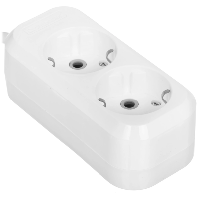 Defender R320 16 А, 3 м, 2 розетки, заземление, белый