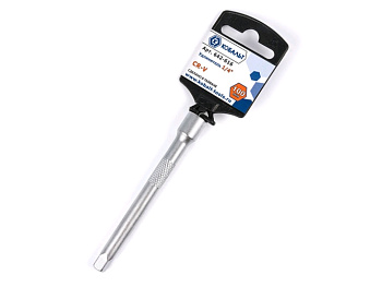 Удлинитель КОБАЛЬТ 1/4", 100мм Cr-v (1шт.) подвес