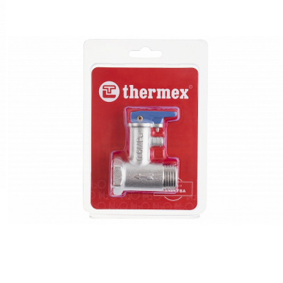 Клапан предохранительный THERMEX 1/2", 6 бар, с ручкой (блистер)