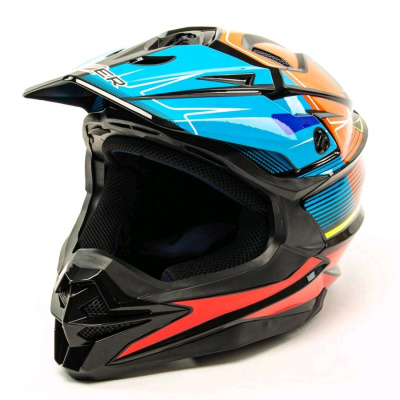 HIZER J6803 (M) #3 BLACK/BLUE кроссовый