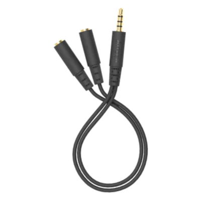 A4Tech AD-3P 2XJACK 3.5 (F)/JACK 3.5 (M) 0.2М. ЧЕРНЫЙ