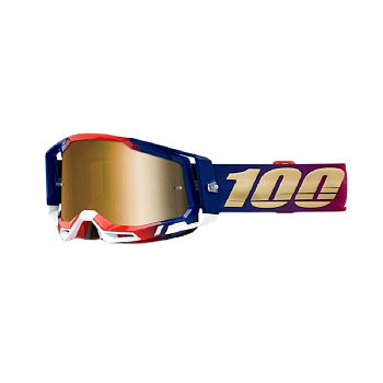 100% Racecraft 2 Goggle United / True Gold Lens (50121-253-02)