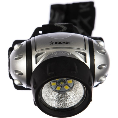 Фонарь налобный Космос H19 1Вт+6LED 3xR03