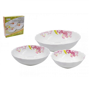 Набор для завтрака 3пр 3PCB YF16026 Орхидея