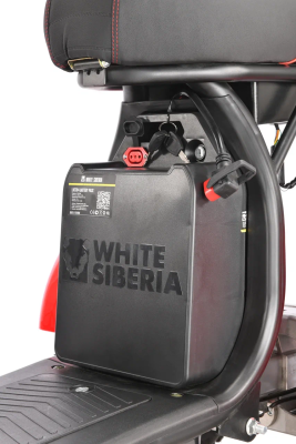 White Siberia Pro Trike Ikra 5000W Red