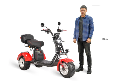 White Siberia Pro Trike Ikra 5000W Red