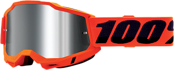 100% Accuri 2 Goggle Neon Orange / Mirror Silver Lens (50221-252-05)