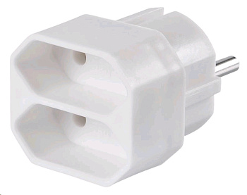 Buro BU-PS2F-W (2 РОЗЕТКИ) БЕЛЫЙ (ПАКЕТ ПЭ)