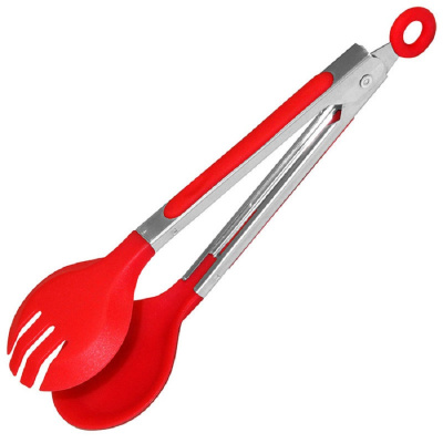 Mallony Tongs-03 Щипцы-ложка кухонные нейлон нерж сталь 21см 