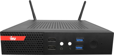 IRU Опал 313 slim i3 10100 (3.6) 8Gb SSD256Gb UHDG 630 FreeDOS GbitEth 120W черный  (2057725)
