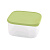 Контейнер пл 0,42л для продуктов квадратный Verona светло-зелен