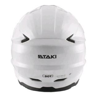 ATAKI JK801A Solid (белый глянцевый, L, 1560463-941-6265) Мотошлем
