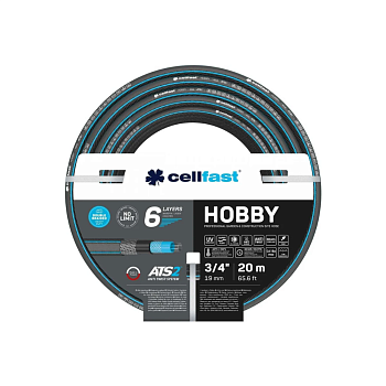 Шланг садовый Cellfast HOBBY ATS2 6 слоев 3/4" 20 м