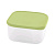 Контейнер пл 0,7л для продуктов квадратный Verona светло-зелен