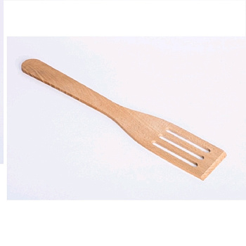 Mallony Лопатка кухонная бук 007112 26x4,7x0,3см с прорезями