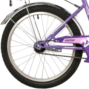 20 NOVATRACK 20" VECTOR фиолетовый велосипед