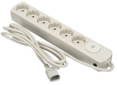 Ippon BK132 3М (6 РОЗЕТОК) БЕЛЫЙ (КОРОБКА)