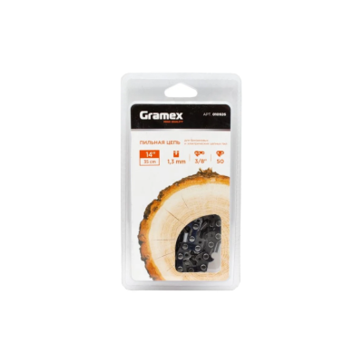 Цепь Gramex SEMI CHISEL 3/8" LP, 1,3мм, 50 зв
