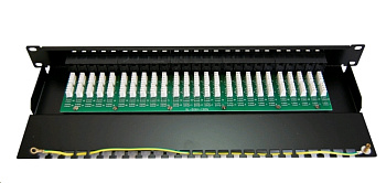 KRAULER KRA-PPUTP3-50 ПАТЧ-ПАНЕЛЬ, КАТ. 3, UTP, 50 ПОРТОВ RJ12