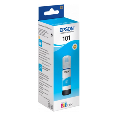 Epson Original L101 C13T03V24A СИНИЙ (6000СТР.) (70МЛ) ДЛЯ Epson L4150/L4160/L6160/L6170/L6190