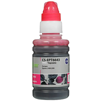 Cactus CS-EPT6643 ПУРПУРНЫЙ (100МЛ) EPSON L100