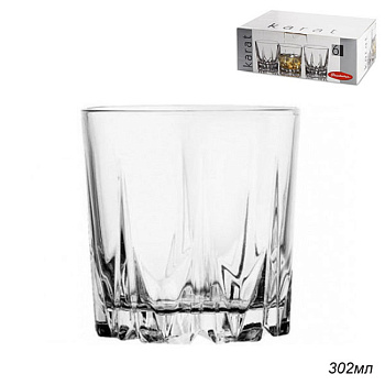 Набор стаканов низ. 6шт Karat 302мл 52885