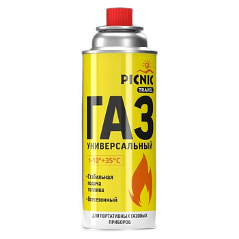 Газ универсальный для портативных газовых приборов, 520см3 Picnic