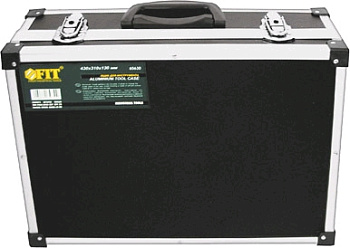 FIT 65630 Ящик для инструмента алюминиевый (43 x 31 x 13 см) черный