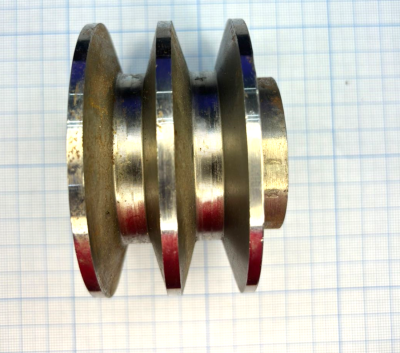 Шкив ведущий Каскад 3-х руч./алюм, 19мм. (имп. двиг.) (завод Калуга)