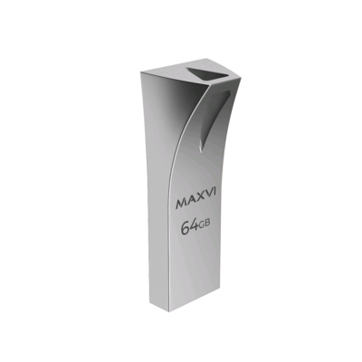 64GB Maxvi MK2 metallic silver (FD64GBUSB20C10MK2)