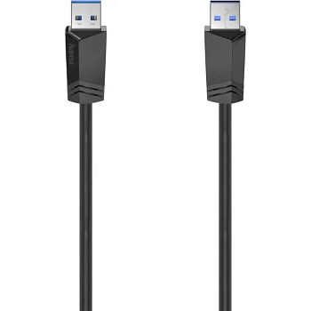 Hama H-200624 00200624 USB A(M) USB A(M) 1.5М ЧЕРНЫЙ