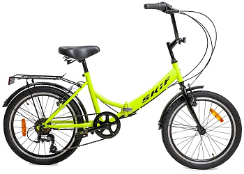 20 SKIF CITY 20 (20" 7 ск.) 2022, ярко-зеленый/черный, IBK22OK20022