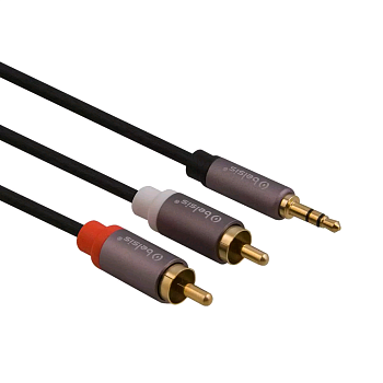 Аудиокабель (3.5mm Jack M - 2xRCA M) 5 м Belsis BW2015