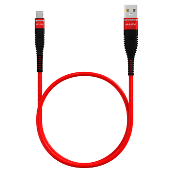 USB  2.0  AM/Micro 1м Maxvi MC-05M red