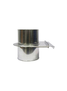 Шибер задвижка  150 мм (нерж.мат. 1 мм) УМК