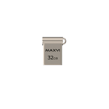 32GB Maxvi MM metallic silver (FD32GBUSB20C10MM)