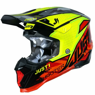JUST1 J40 SHOOTER (красный/желтый глянцевый, XL,1560035-880-8107)