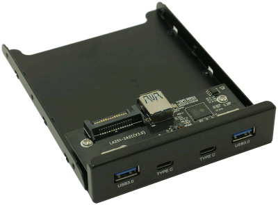 ExeGate U3H-619, 3,5", 2*USB3.0+2*TypeC