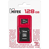 micro SDHC 128GB Class 10 Mirex + adapter (13613-AD10S128)
